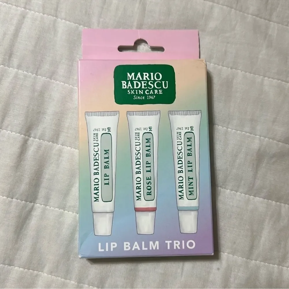 MARIO BADESCU Lip Balm Trio Original Rose Mint